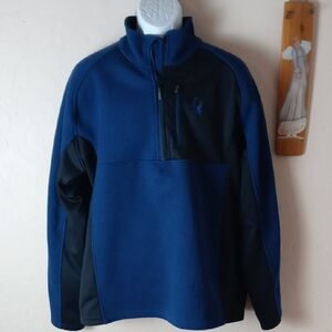 Spyder Blue and Black Pullover